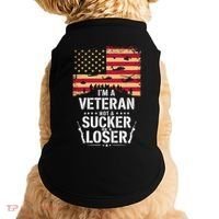 Veterans Are Not Suckers Or Losers Doggie Tank thumb 0