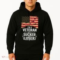 Veterans Are Not Suckers Or Losers Hoodie thumb 2