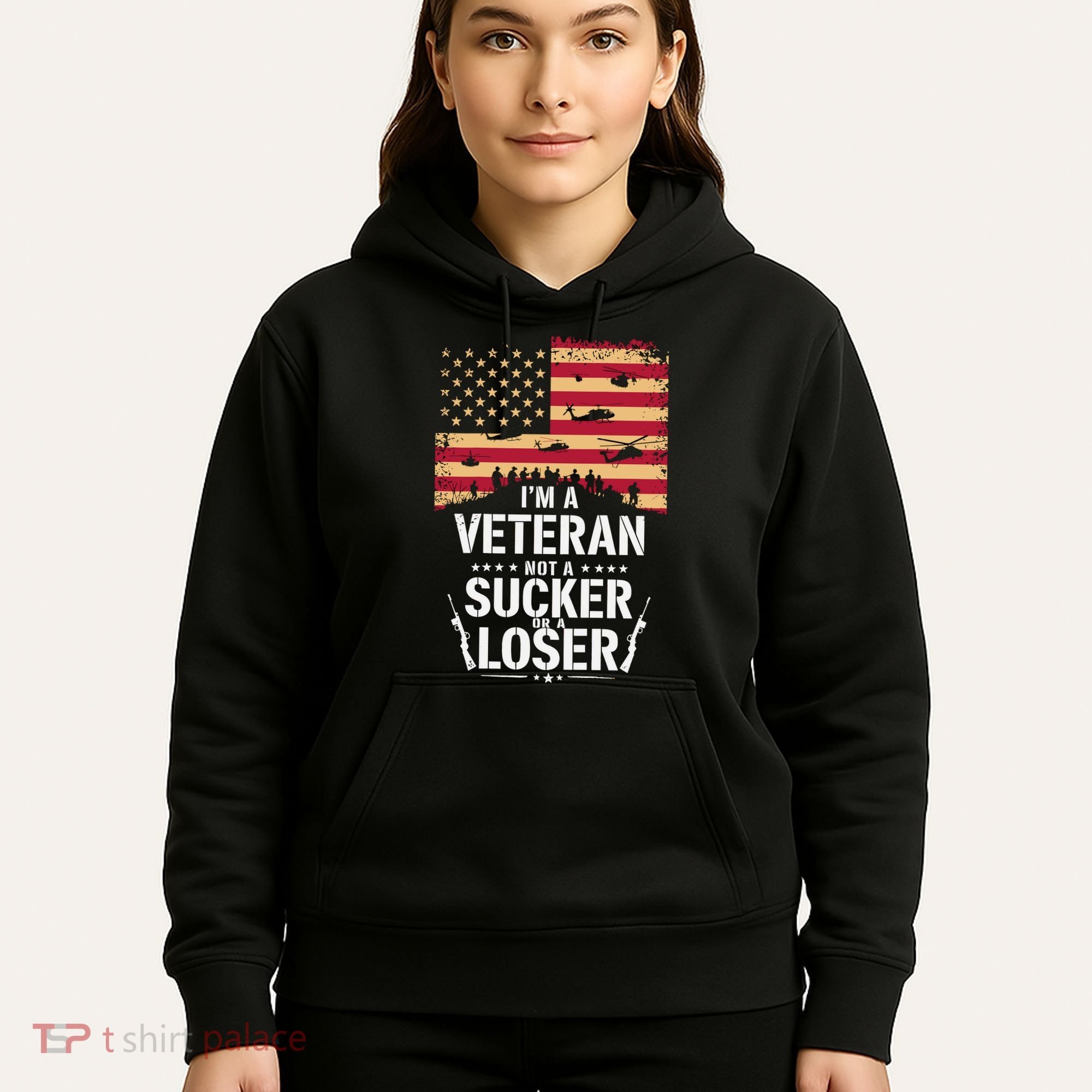 Veterans Are Not Suckers Or Losers Hoodie