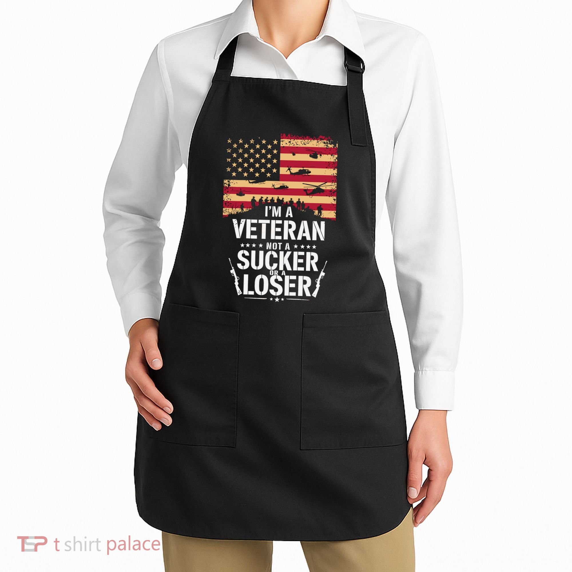 Veterans Are Not Suckers Or Losers Apron
