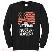 Veterans Are Not Suckers Or Losers Sweatshirt thumb 0
