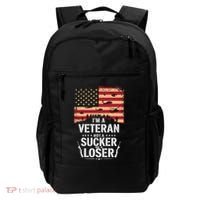 Veterans Are Not Suckers Or Losers Backpack thumb 0