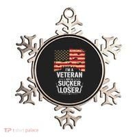 Veterans Are Not Suckers Or Losers Ornament thumb 0