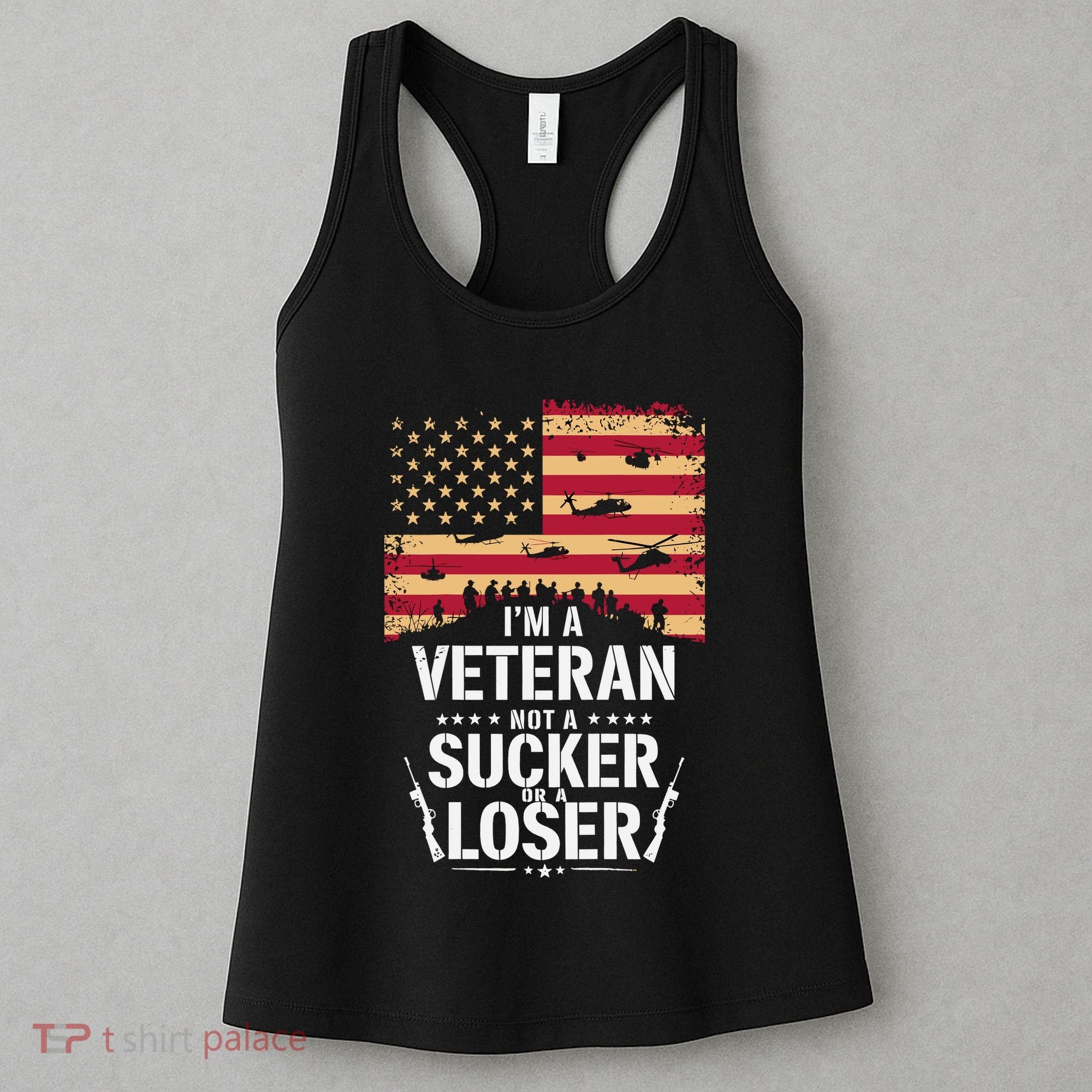 Veterans Are Not Suckers Or Losers Women's Tank Top