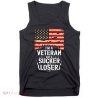 Veterans Are Not Suckers Or Losers Tank Top thumb 0