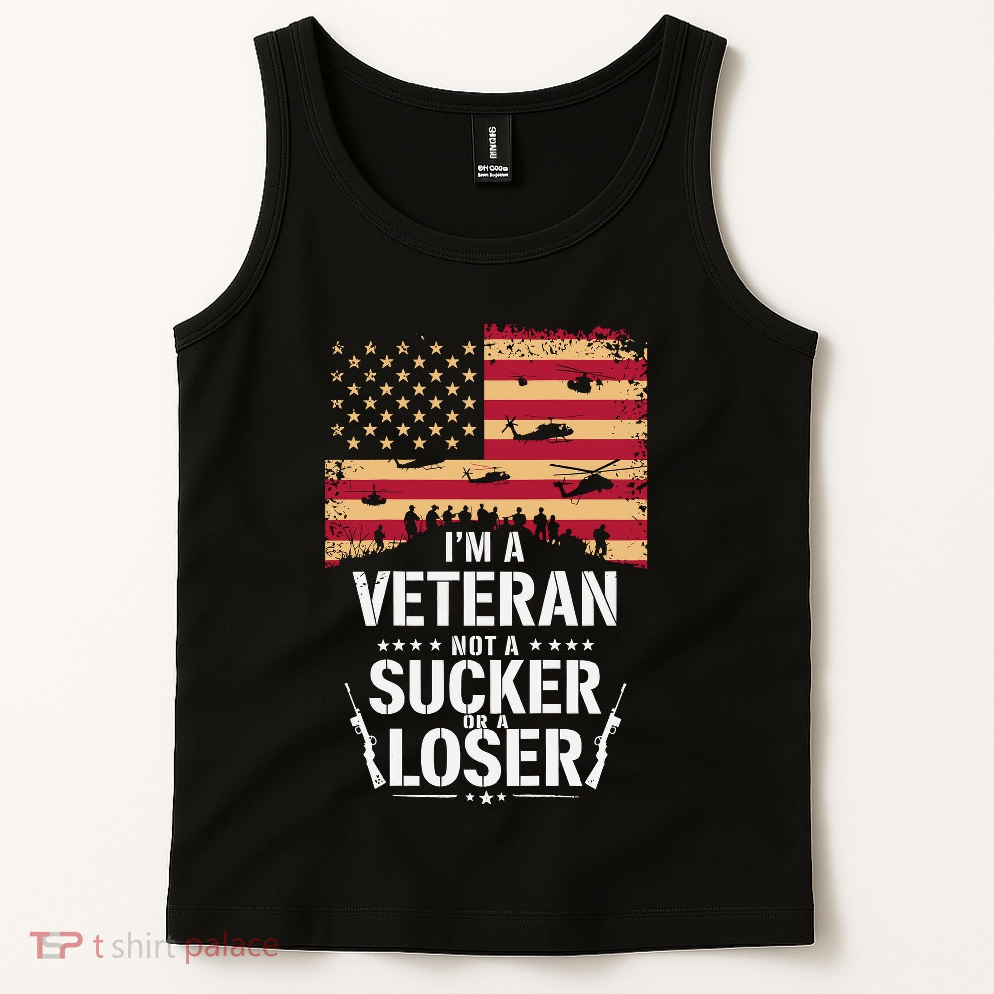 Veterans Are Not Suckers Or Losers Tank Top