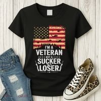 Veterans Are Not Suckers Or Losers Women's T-Shirt thumb 3