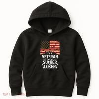Veterans Are Not Suckers Or Losers Kids Hoodie thumb 0