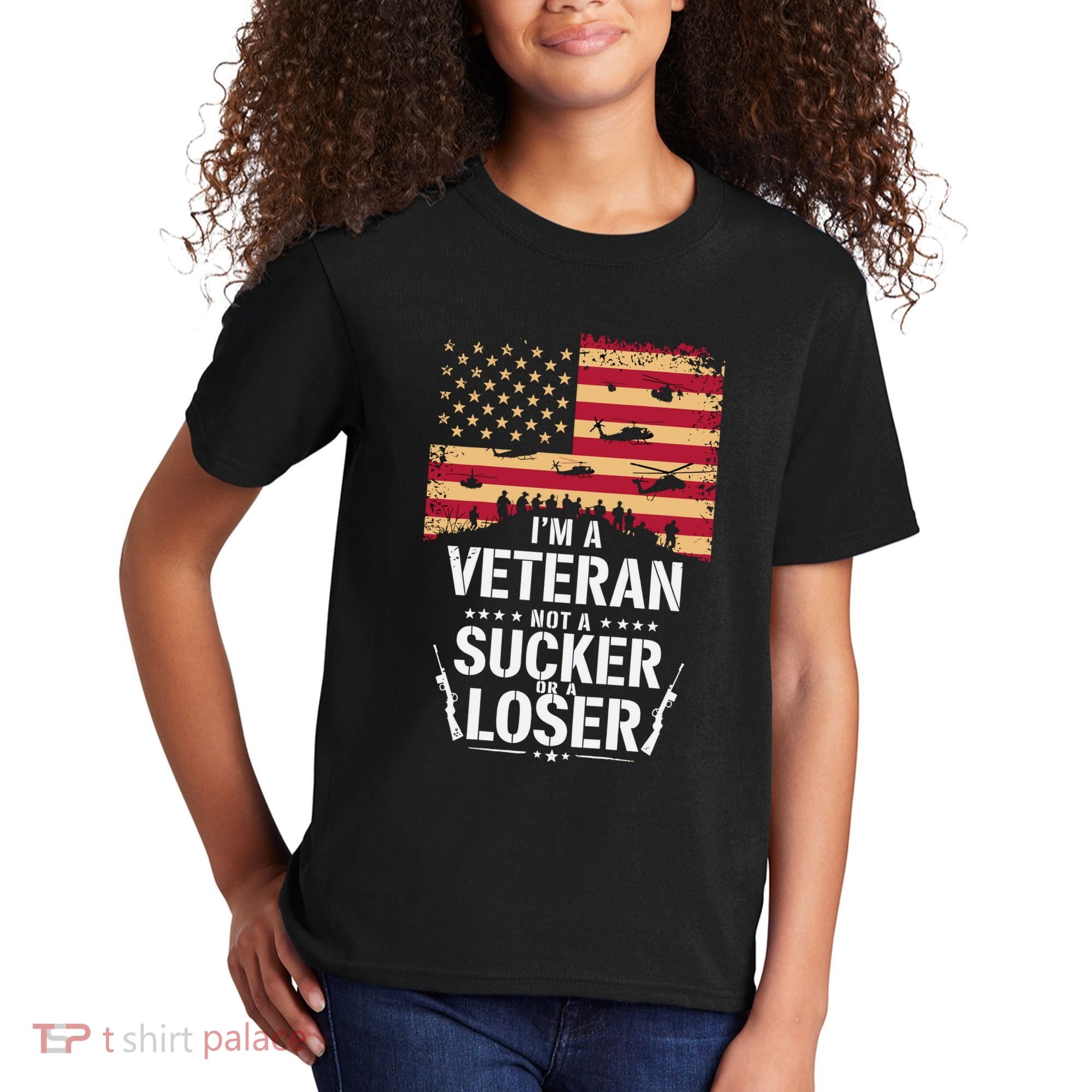 Veterans Are Not Suckers Or Losers Kids T-Shirt