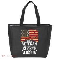 Veterans Are Not Suckers Or Losers Tote Bag thumb 0