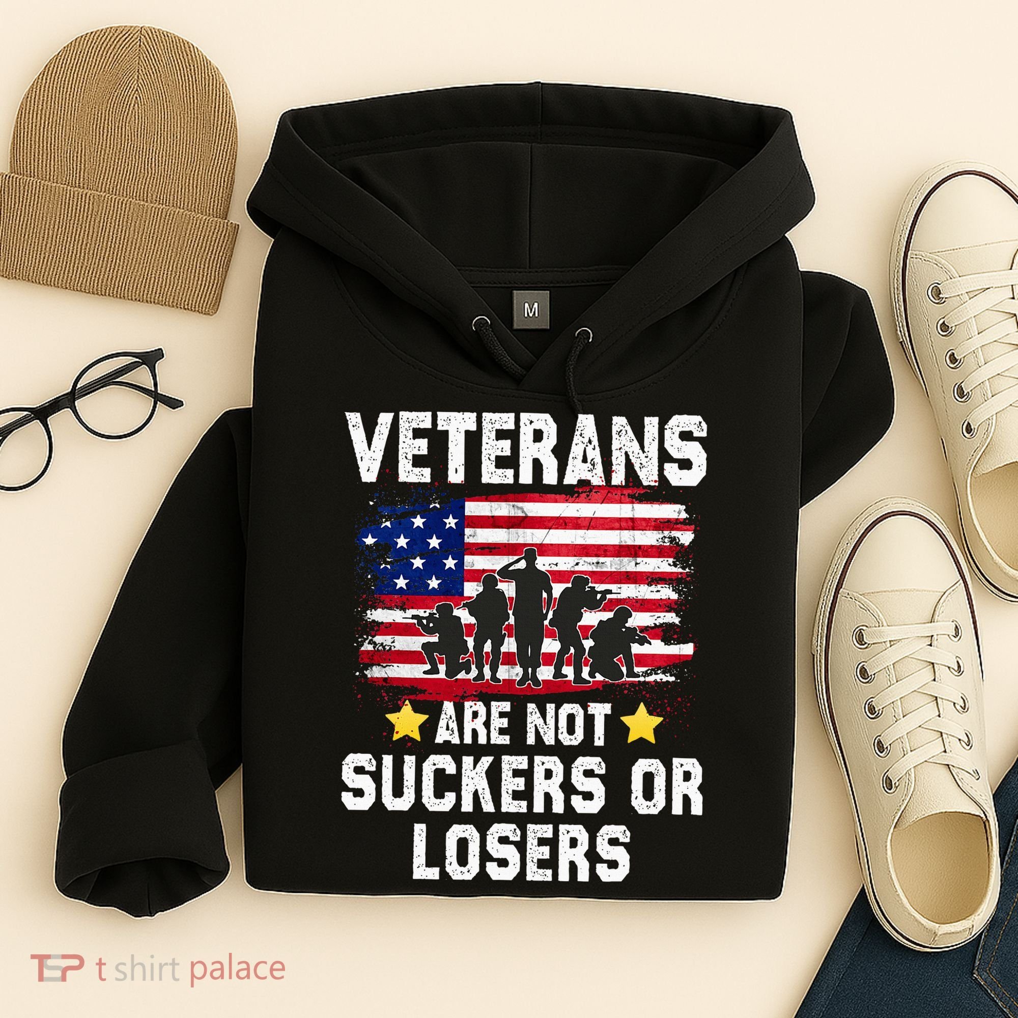 Veterans Are Not Suckers Or Losers Hoodie