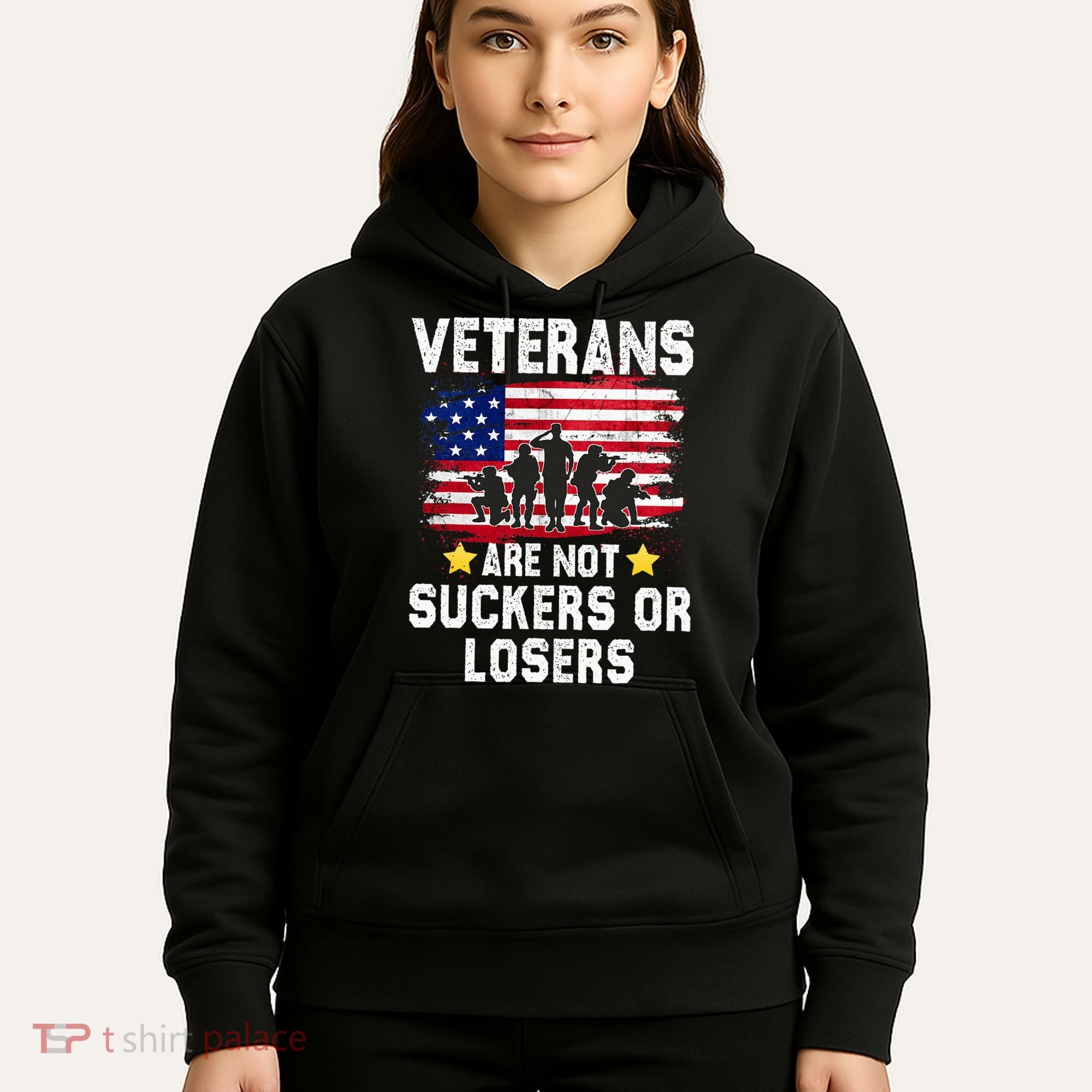 Veterans Are Not Suckers Or Losers Hoodie
