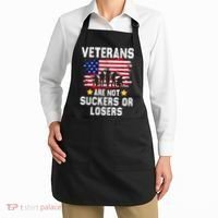 Veterans Are Not Suckers Or Losers Apron thumb 2