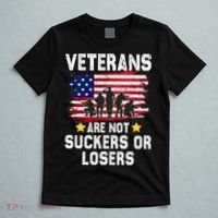 Veterans Are Not Suckers Or Losers T-Shirt thumb 5