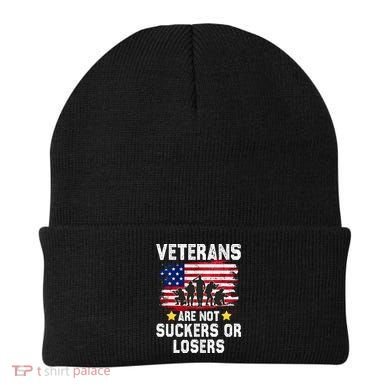 Veterans Are Not Suckers Or Losers Beanie