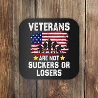 Veterans Are Not Suckers Or Losers Coaster thumb 0