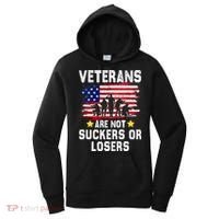 Veterans Are Not Suckers Or Losers Women's Hoodie thumb 0