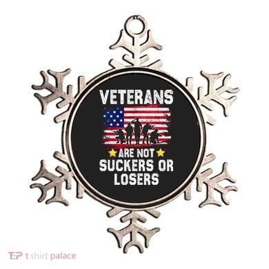 Veterans Are Not Suckers Or Losers Ornament