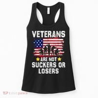 Veterans Are Not Suckers Or Losers Women's Tank Top thumb 0