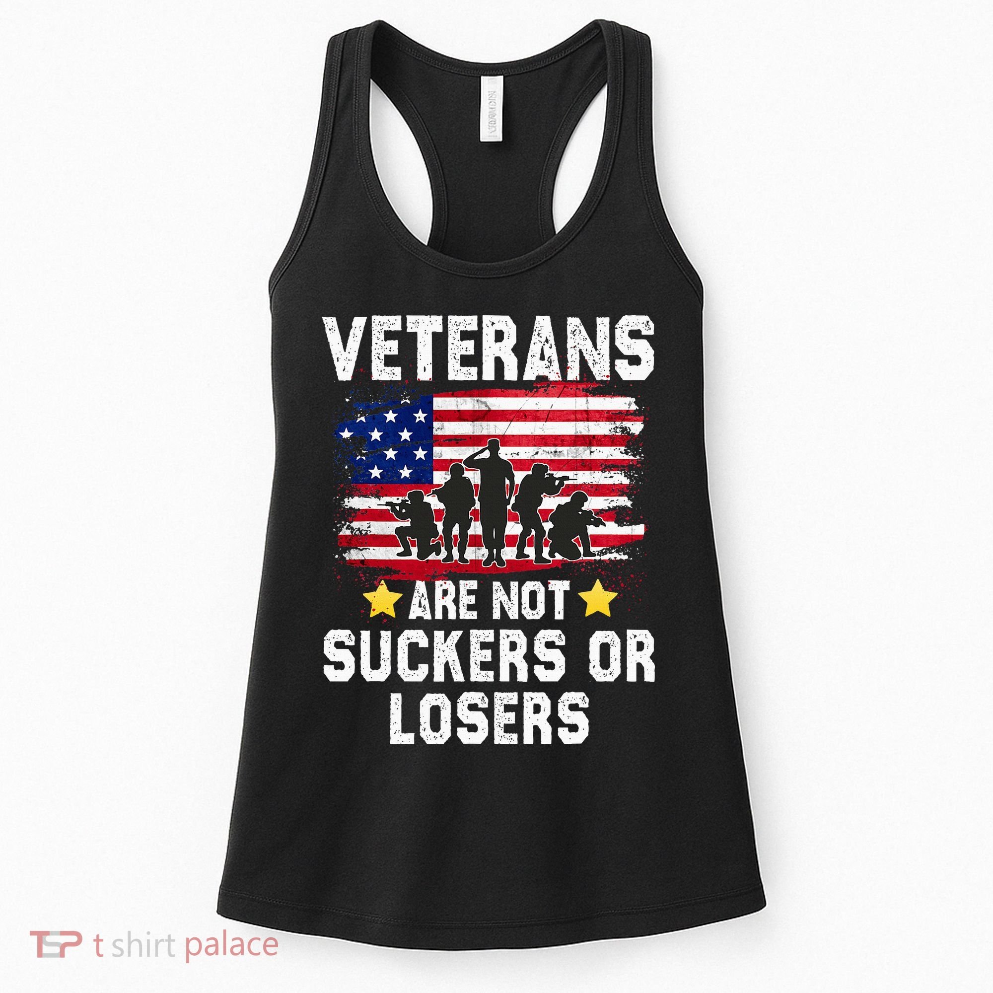 Veterans Are Not Suckers Or Losers Women's Tank Top