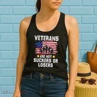 Veterans Are Not Suckers Or Losers Women's Tank Top thumb 2