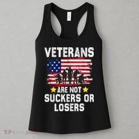 Veterans Are Not Suckers Or Losers Women's Tank Top thumb 3