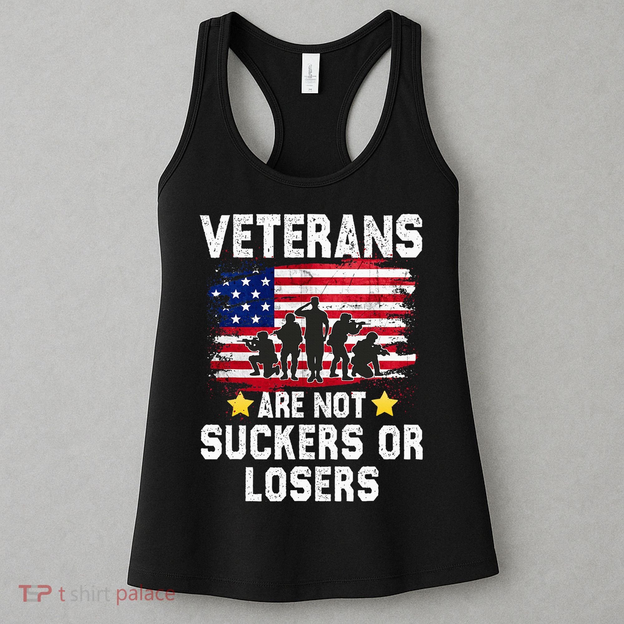 Veterans Are Not Suckers Or Losers Women's Tank Top