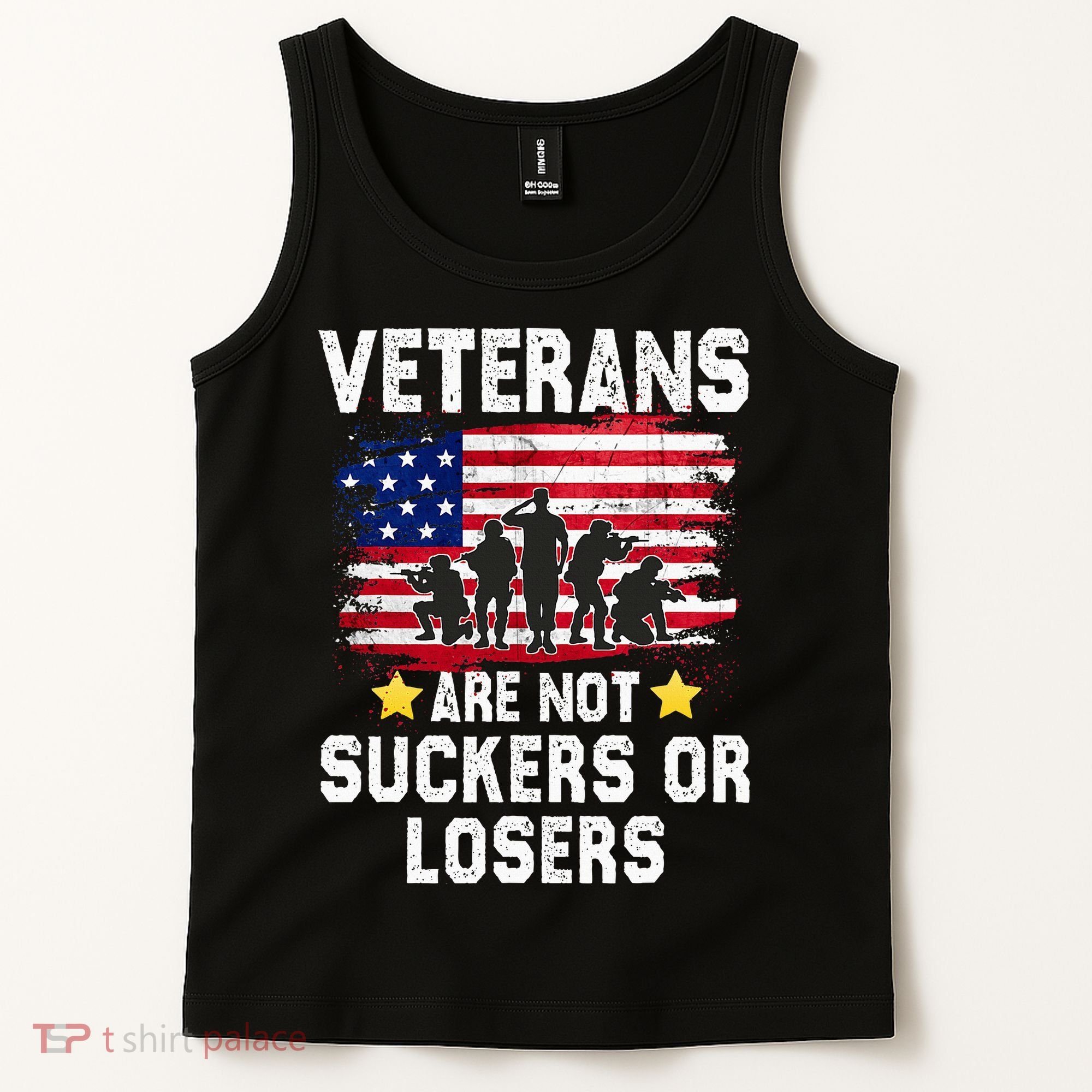 Veterans Are Not Suckers Or Losers Tank Top