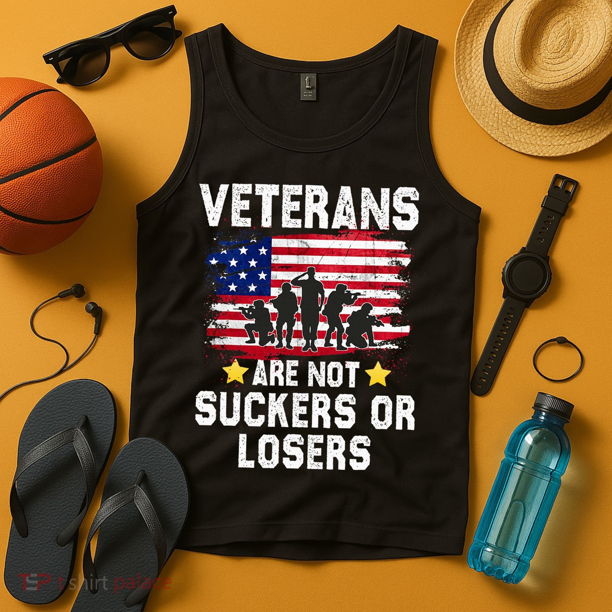 Veterans Are Not Suckers Or Losers Tank Top