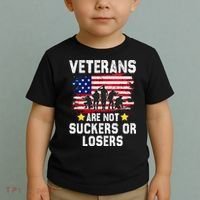 Veterans Are Not Suckers Or Losers Toddler T-Shirt thumb 2