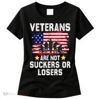 Veterans Are Not Suckers Or Losers Women's T-Shirt thumb 0