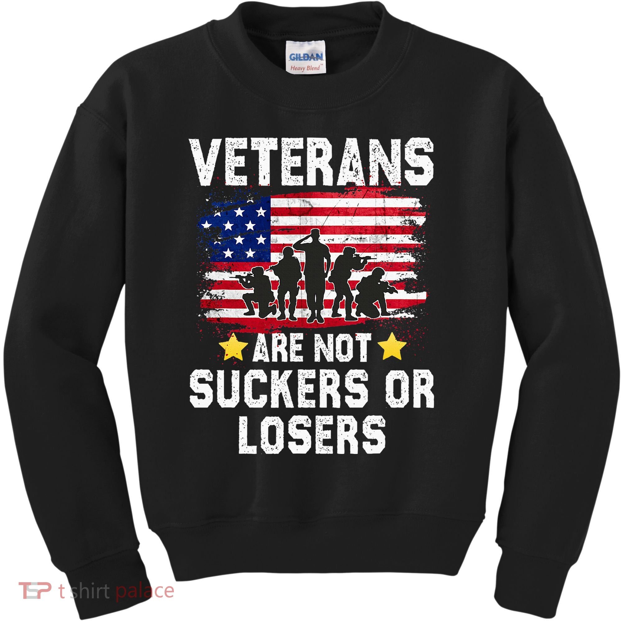 Veterans Are Not Suckers Or Losers Kids Sweatshirt