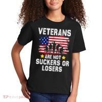 Veterans Are Not Suckers Or Losers Kids T-Shirt thumb 2