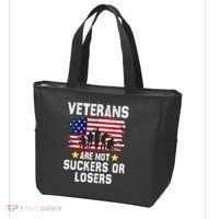 Veterans Are Not Suckers Or Losers Tote Bag thumb 3