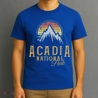 Vintage Acadia National Park Mountains Summit Meaningful Gift T-Shirt thumb 3