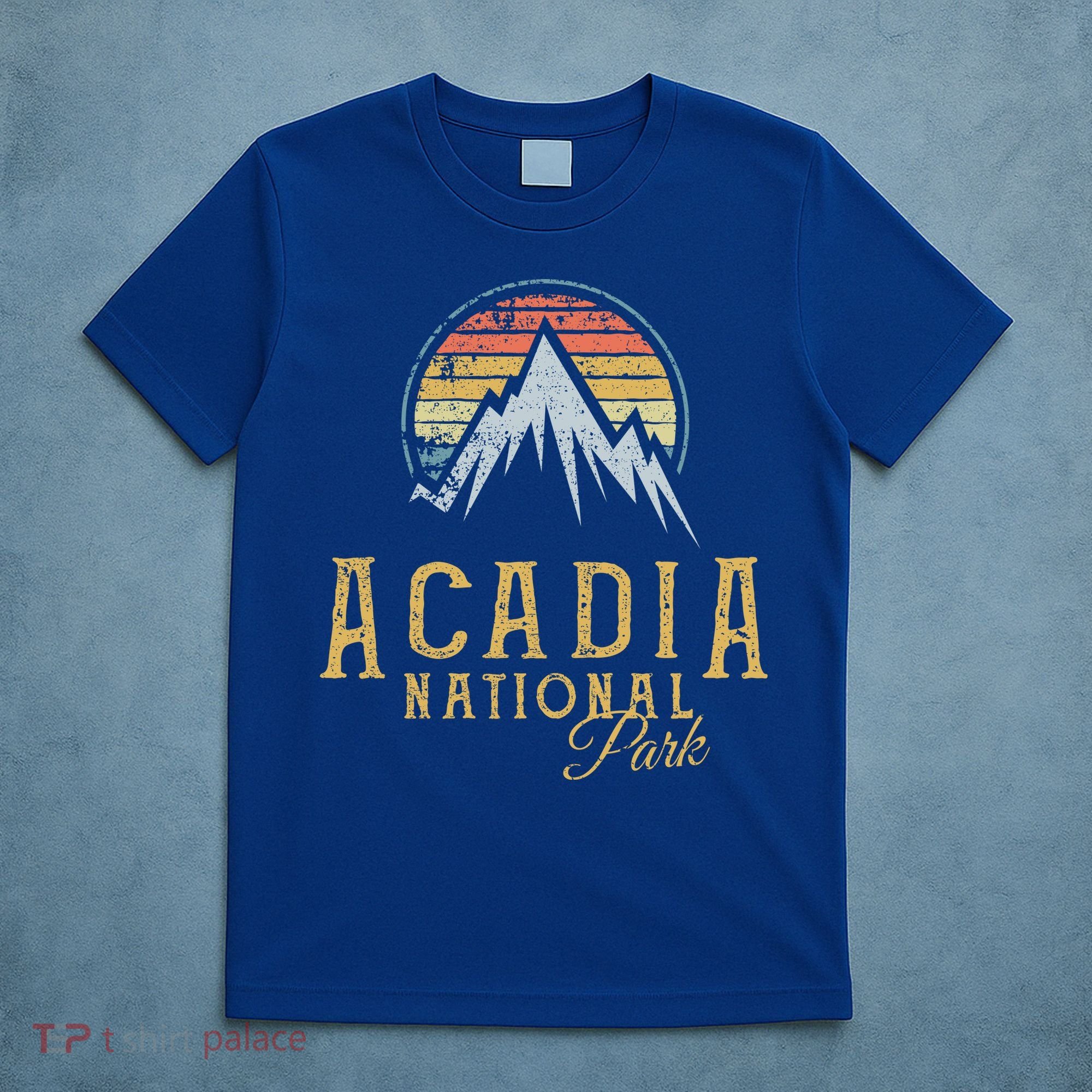 Vintage Acadia National Park Mountains Summit Meaningful Gift T-Shirt