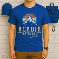 Vintage Acadia National Park Mountains Summit Meaningful Gift T-Shirt thumb 6