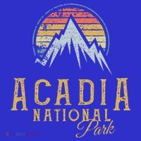 Vintage Acadia National Park Mountains Summit Meaningful Gift T-Shirt thumb 7