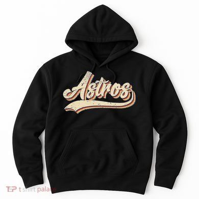 Vintage Astros Name Throwback Retro Apparel Gift Hoodie