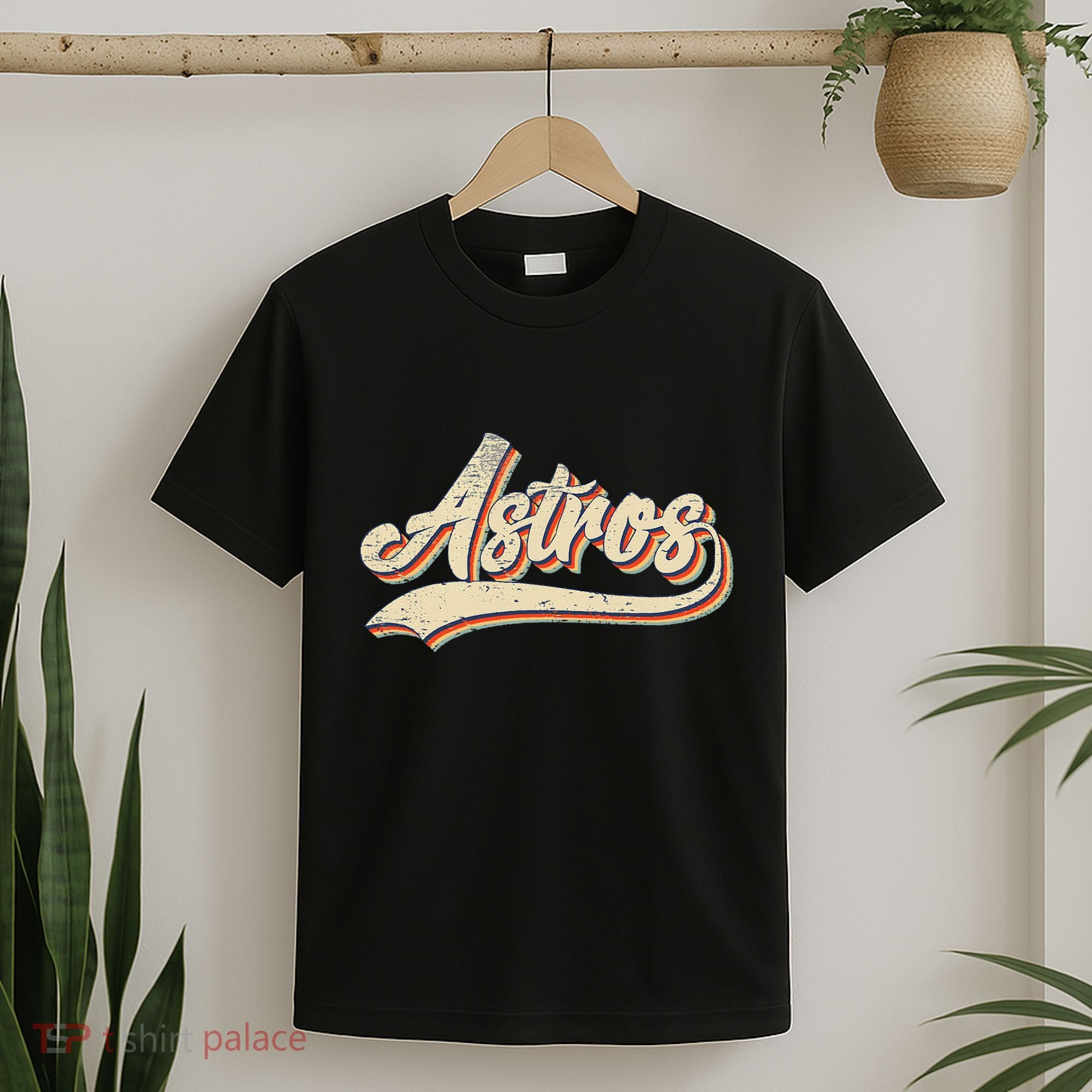Vintage Astros Name Throwback Retro Apparel Gift T-Shirt
