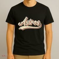 Vintage Astros Name Throwback Retro Apparel Gift T-Shirt thumb 3
