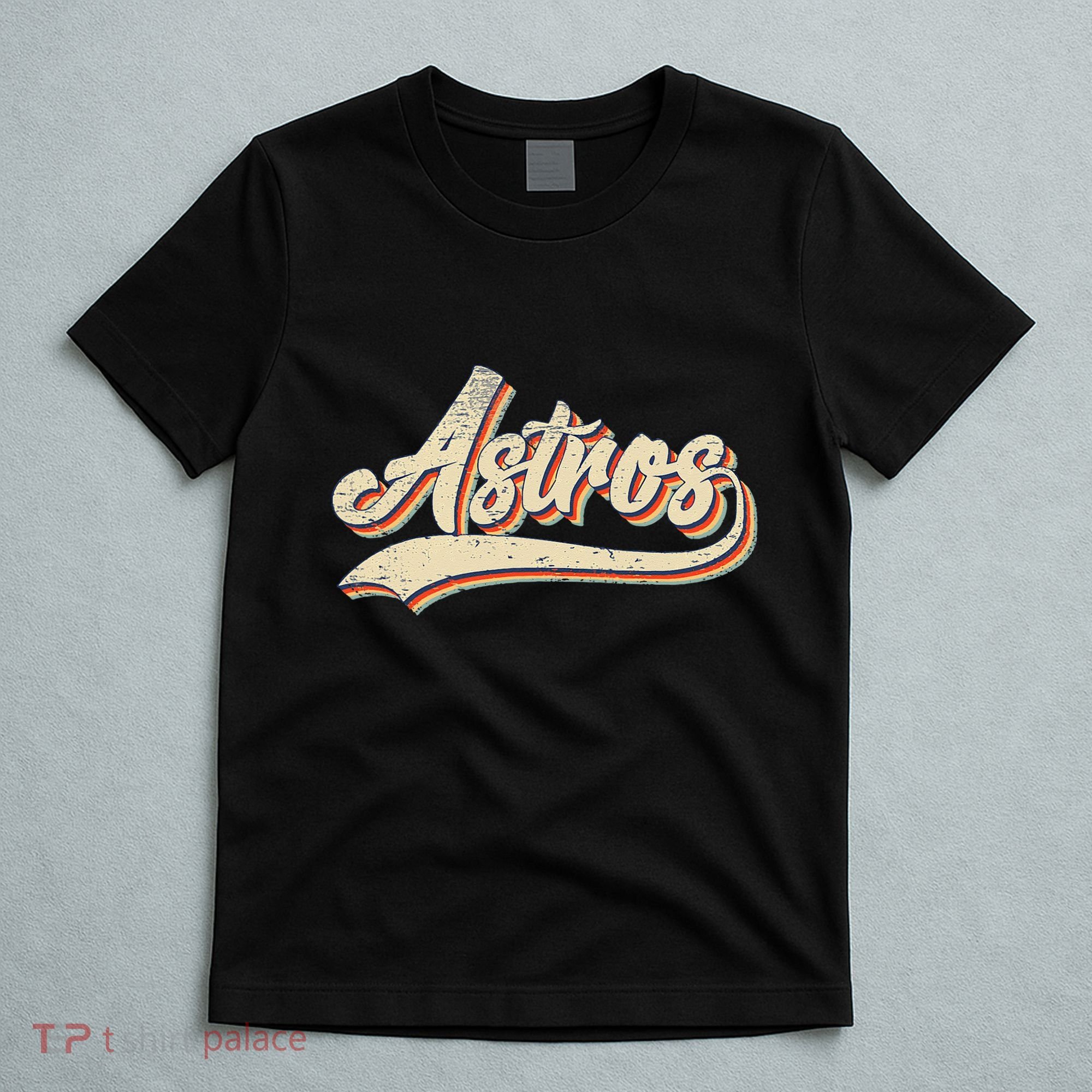 Vintage Astros Name Throwback Retro Apparel Gift T-Shirt