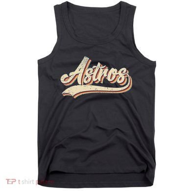 Vintage Astros Name Throwback Retro Apparel Gift Tank Top