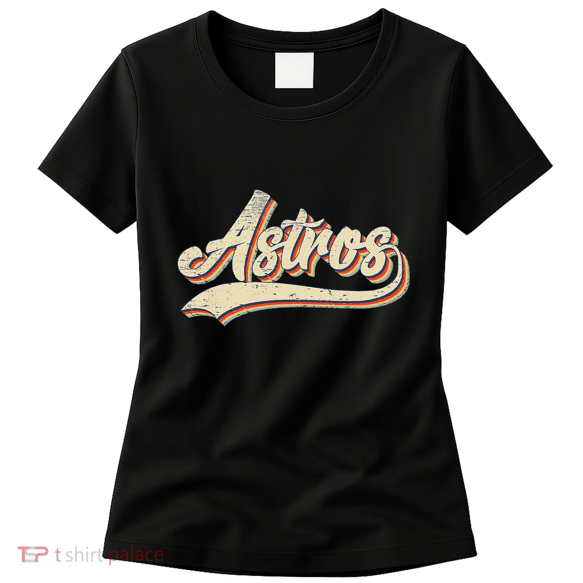 Vintage Astros Name Throwback Retro Apparel Gift Women's T-Shirt