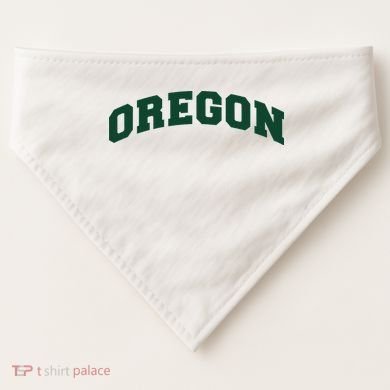 Varsity Arch Oregon USA-Made Doggie Bandana