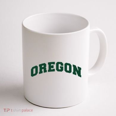 Varsity Arch Oregon Coffee Mug back