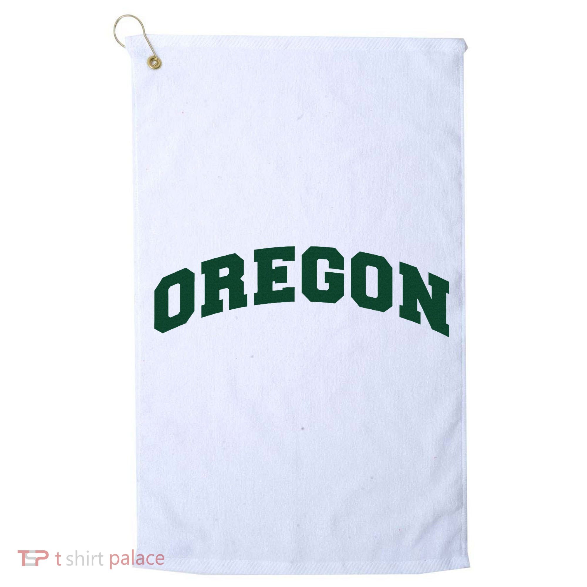 Varsity Arch Oregon Golf Towel