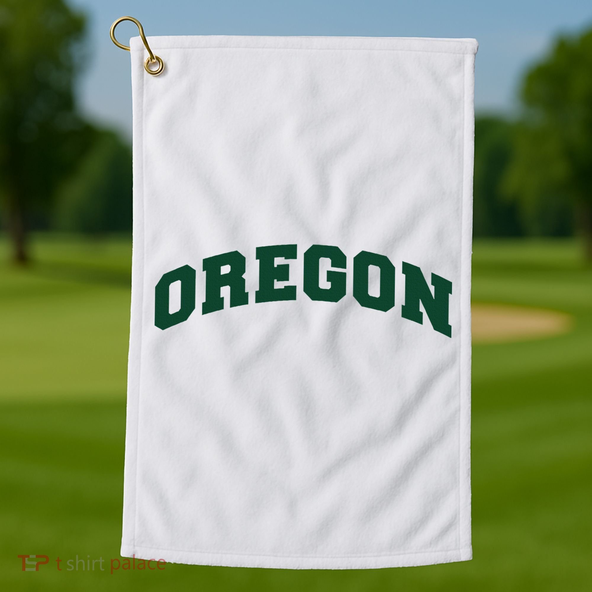 Varsity Arch Oregon Golf Towel