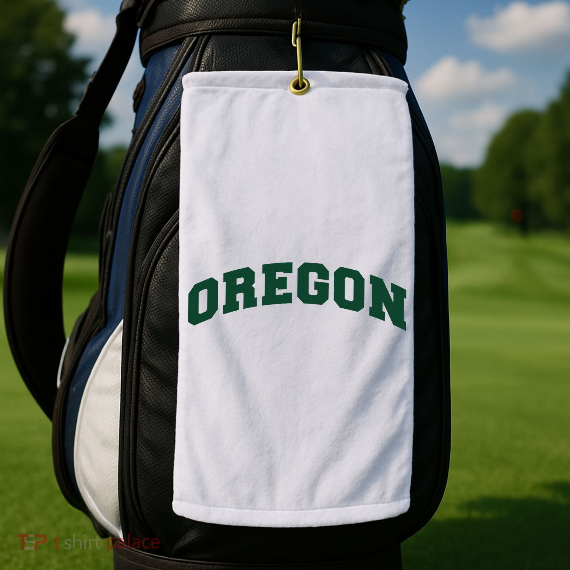 Varsity Arch Oregon Golf Towel