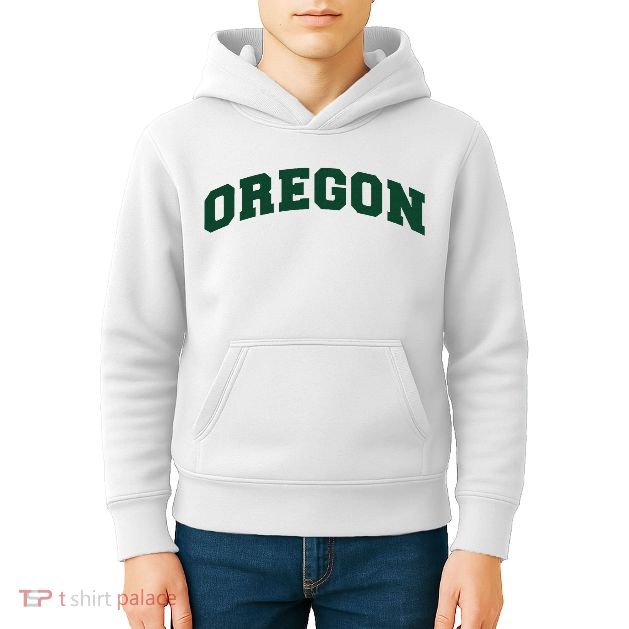 Varsity Arch Oregon Kids Hoodie